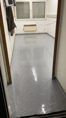 Container Harz mit Chips