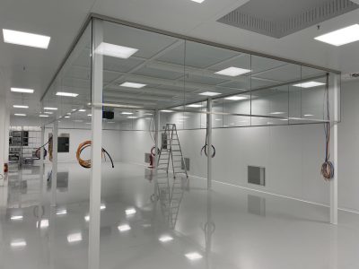 Reinraum-Glasschürze